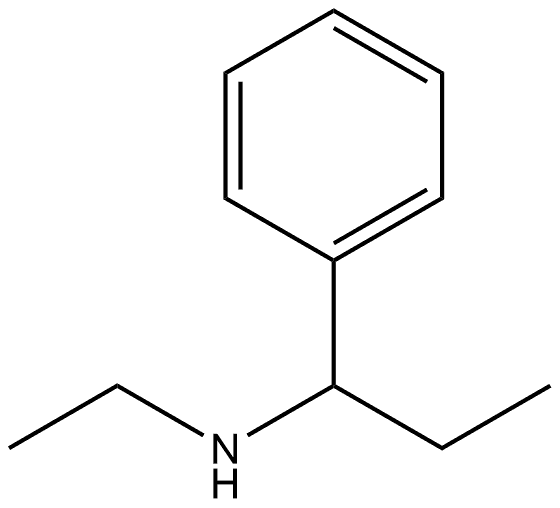 ethyl(1-phenylpropyl)amine Structure