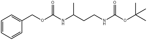 Carbamic acid, [3-[[(1,1-dimethylethoxy)carbonyl]amino]-1-methylpropyl]-, phenylmethyl ester (9CI)