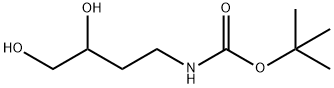 tert-butyl N-(3,4-dihydroxybutyl)carbamate Structure