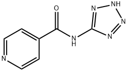 4-Pyridinecarboxamide, N-2H-tetrazol-5-yl- Structure