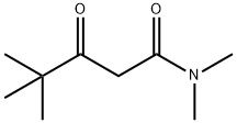 Pentanamide, N,N,4,4-tetramethyl-3-oxo- Structure