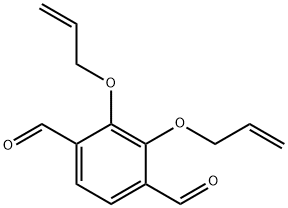 2,3-diallyloxyterephthalaldehyde Structure
