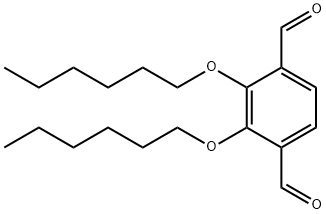 2,3-di-n-hexoxyterephthalaldehyde Structure