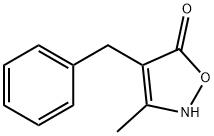 5(2H)-Isoxazolone, 3-methyl-4-(phenylmethyl)- 구조식 이미지