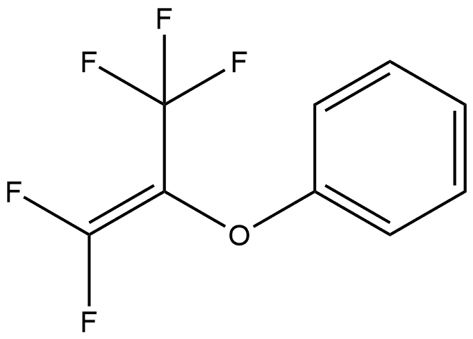 [[2,2-Difluoro-1-(trifluoromethyl)ethenyl]oxy]benzene Structure