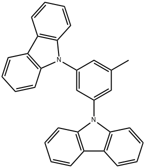 9H-Carbazole, 9,9'-(5-methyl-1,3-phenylene)bis- Structure