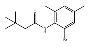 Butanamide, N-(2-bromo-4,6-dimethylphenyl)-3,3-dimethyl- Structure