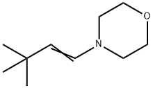 Morpholine, 4-(3,3-dimethyl-1-buten-1-yl)- Structure