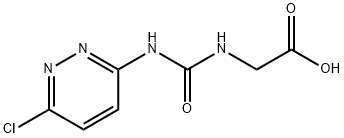 2-(3-(6-Chloropyridazin-3-yl)ureido)acetic acid Structure