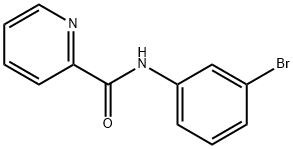 2-Pyridinecarboxamide, N-(3-bromophenyl)- Structure