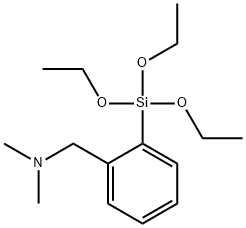 N,N-Dimethyl-1-(2-(triethoxysilyl)phenyl)methanamine 구조식 이미지