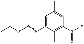 Methanimidic acid, N-(2,5-dimethyl-3-nitrophenyl)-, ethyl ester 구조식 이미지