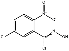 Benzenecarboximidoyl chloride, 5-chloro-N-hydroxy-2-nitro- Structure