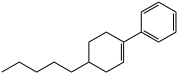 Benzene, (4-pentyl-1-cyclohexen-1-yl)- 구조식 이미지