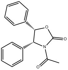 2-Oxazolidinone, 3-acetyl-4,5-diphenyl-, (4R,5S)- 구조식 이미지