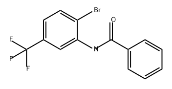 Benzamide, N-[2-bromo-5-(trifluoromethyl)phenyl]- Structure