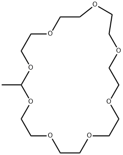1,3,6,9,12,15,18,21-Octaoxacyclotricosane, 2-methyl- 구조식 이미지