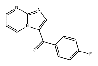 Methanone, (4-fluorophenyl)imidazo[1,2-a]pyrimidin-3-yl- Structure