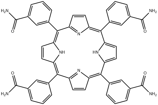 Benzamide, 3,3',3'',3'''-(21H,23H-porphine-5,10,15,20-tetrayl)tetrakis- Structure