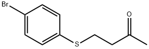 2-Butanone, 4-[(4-bromophenyl)thio]- Structure