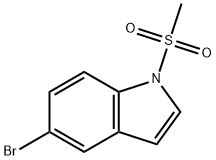 5-Bromo-1-(methylsulfonyl)-1H-indole Structure