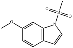 6-Methoxy-1-(methylsulfonyl)-1H-indole Structure