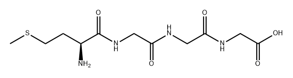 Glycine, L-methionylglycylglycyl- Structure