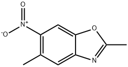 Benzoxazole, 2,5-dimethyl-6-nitro- Structure