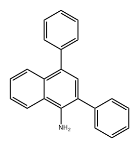 1-Naphthalenamine, 2,4-diphenyl- Structure