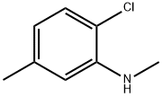 Benzenamine, 2-chloro-N,5-dimethyl- Structure