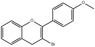 3-Bromo-2-(4-methoxyphenyl)-4H-chromene 구조식 이미지