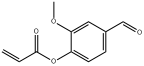 2-Propenoic acid, 4-formyl-2-methoxyphenyl ester Structure