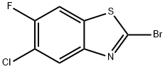 2-Bromo-5-chloro-6-fluorobenzothiazole Structure