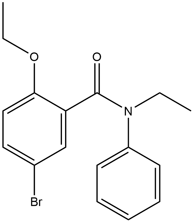 5-Bromo-2-ethoxy-N-ethyl-N-phenylbenzamide Structure