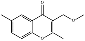 3-(Methoxymethyl)-2,6-dimethyl-4H-chromen-4-one Structure