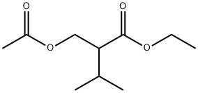 Butanoic acid, 2-[(acetyloxy)methyl]-3-methyl-, ethyl ester Structure