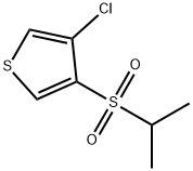 3-chloro-4-(propane-2-sulfonyl)thiophene 구조식 이미지