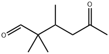 Hexanal, 2,2,3-trimethyl-5-oxo- 구조식 이미지