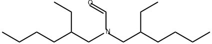 Formamide, N,N-bis(2-ethylhexyl)- Structure