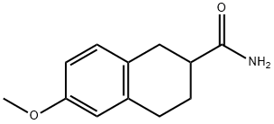 6-Methoxy-1,2,3,4-tetrahydro-naphthalene-2-carboxylic acid amide Structure