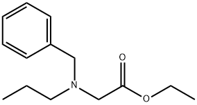 Glycine, N-(phenylmethyl)-N-propyl-, ethyl ester Structure