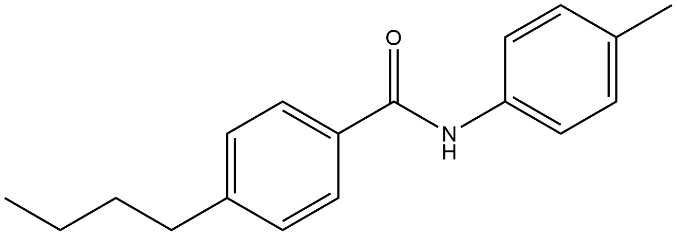 4-Butyl-N-(4-methylphenyl)benzamide Structure