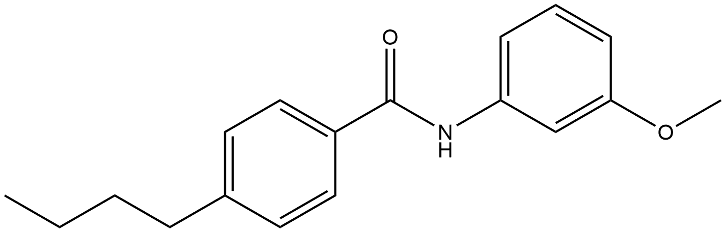 4-Butyl-N-(3-methoxyphenyl)benzamide Structure