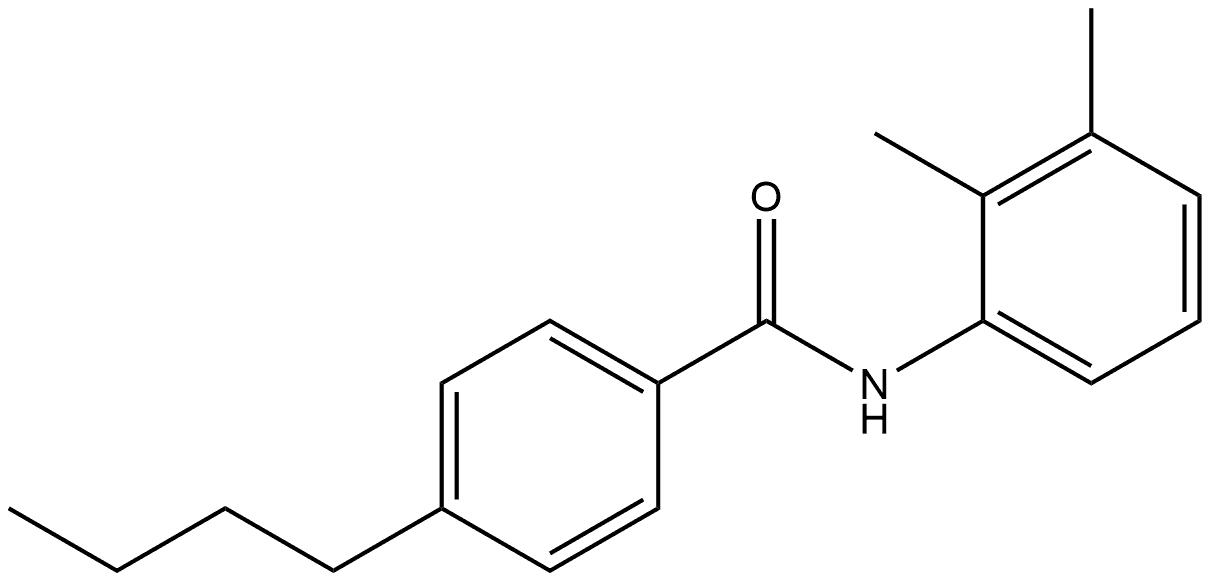 4-Butyl-N-(2,3-dimethylphenyl)benzamide Structure