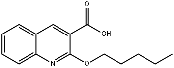 2-(Pentyloxy)quinoline-3-carboxylic acid Structure