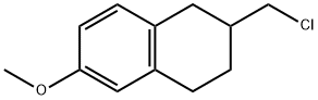 2-Chloromethyl-6-methoxy-1,2,3,4-tetrahydro-naphthalene Structure