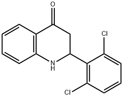 2-(2,6-Dichlorophenyl)-2,3-dihydroquinolin-4(1H)-one Structure