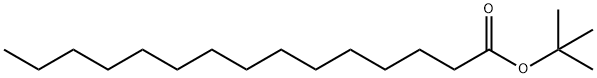 Pentadecanoic acid, 1,1-dimethylethyl ester Structure