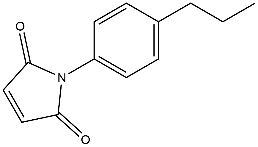 1-(4-Propylphenyl)-1H-pyrrole-2,5-dione Structure