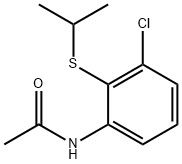 N-[3-chloro-2-(isopropylthio)phenyl]acetamide Structure